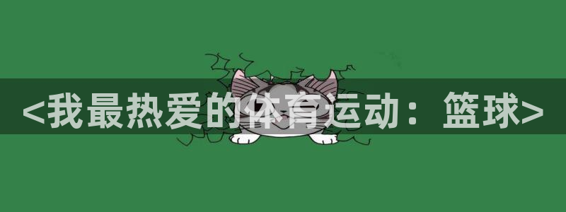 谈球吧体育：<我最热爱的体育运动：篮球>